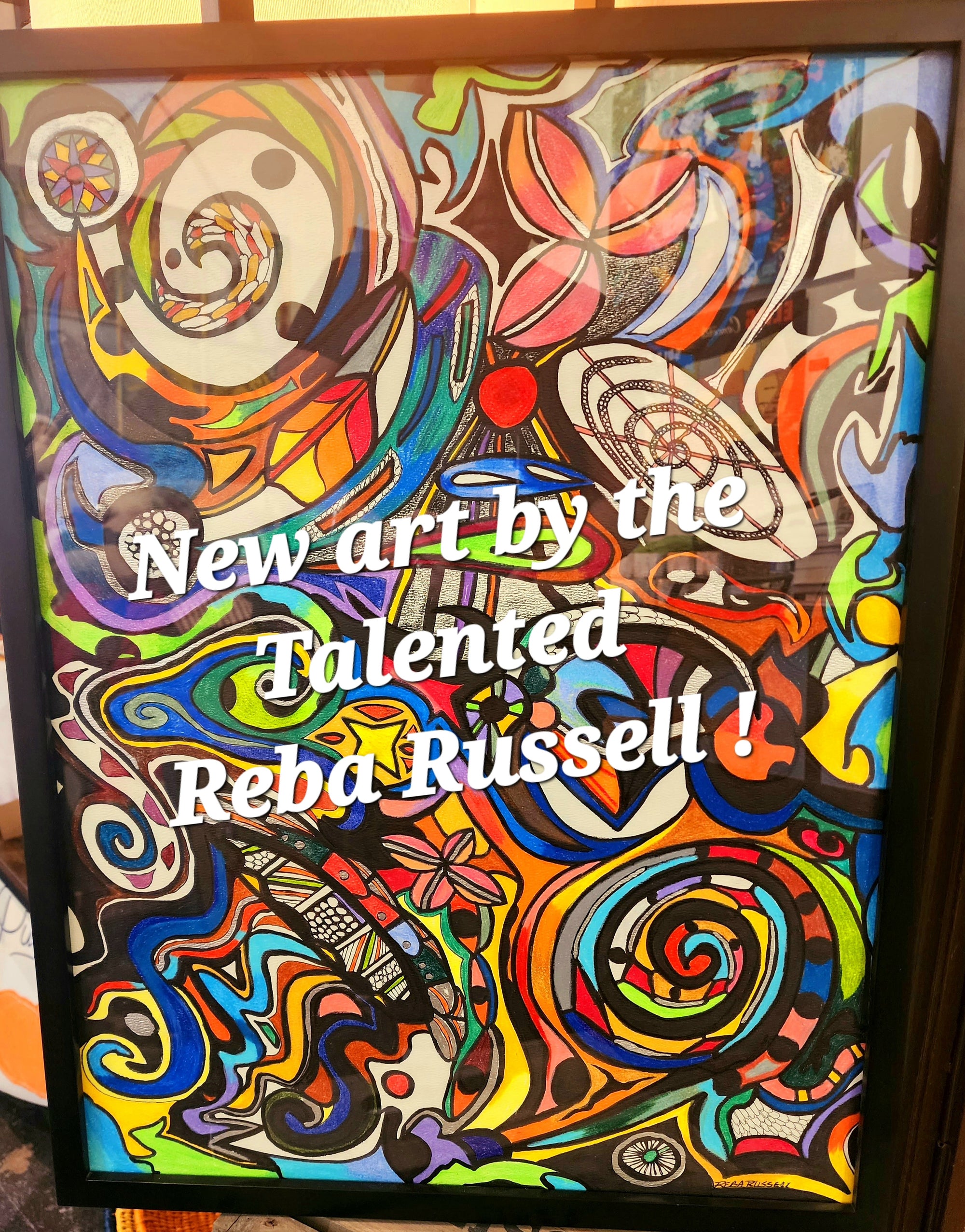 'My Mind in FULL COLOR' original by Reba Russell