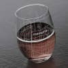 Memphis Map Stemless Wine Glass