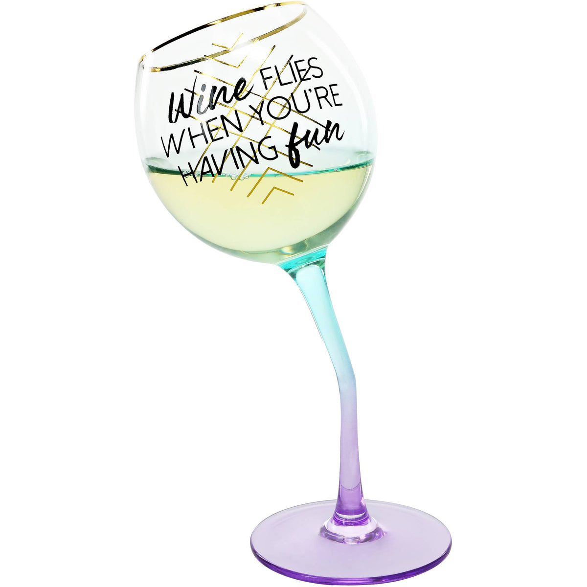 Wine Flies - 11 oz Tipsy Stemmed Wine Glass