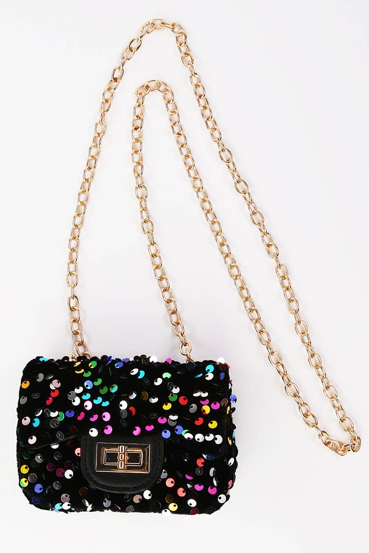 Sequin purse: Multi