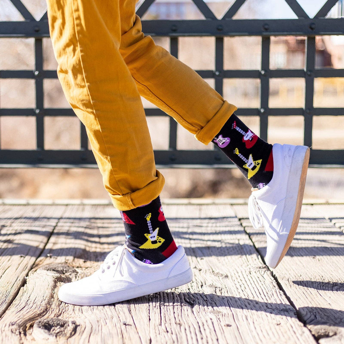 Rock Out Socks Out Guitar Socks