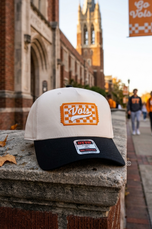 Tennessee Ticket Natural/Black Embroidered Hat©