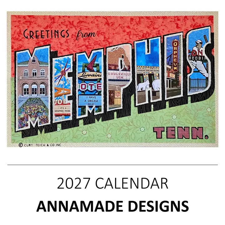 Memphis Calendar 2026-2027 - AnnaMade Designs