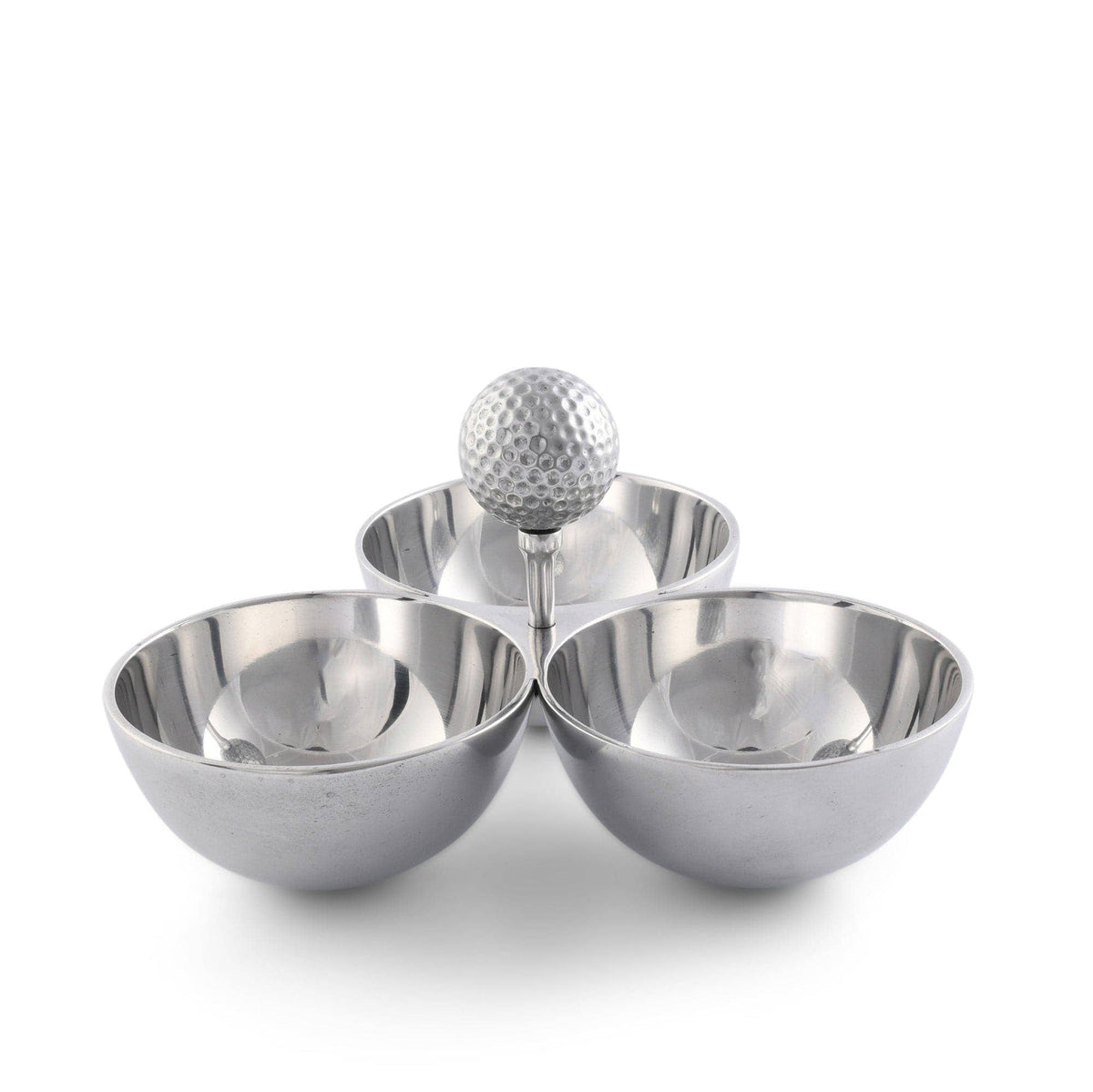 Golf Nut Bowl 3 Section