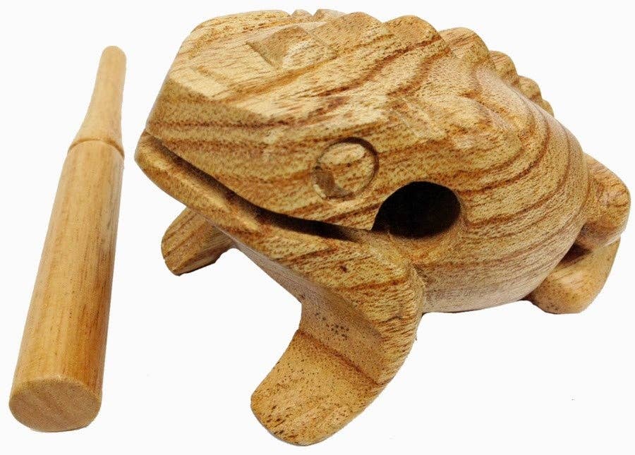 Frog Scraper Lg. Wood Block Instrument