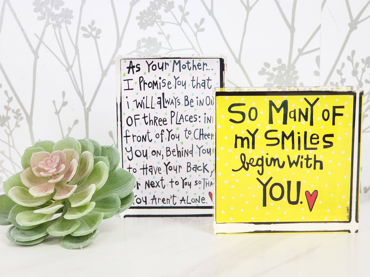 So Many Smiles Acrylic Block