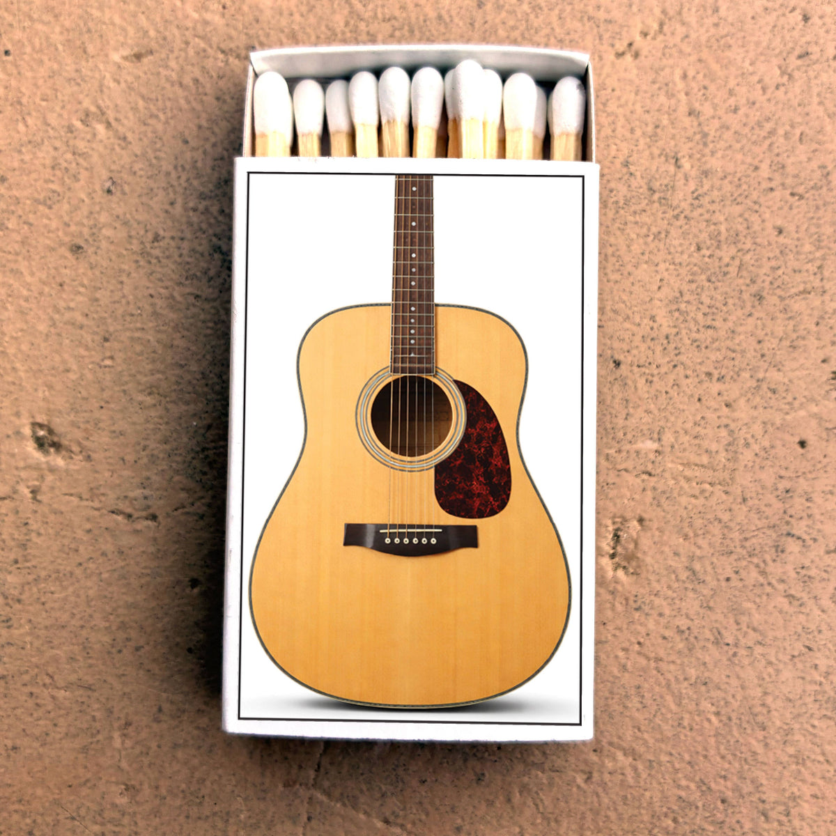 Matches • Acoustic Guitar • Home Decor for Candles &amp; Incense
