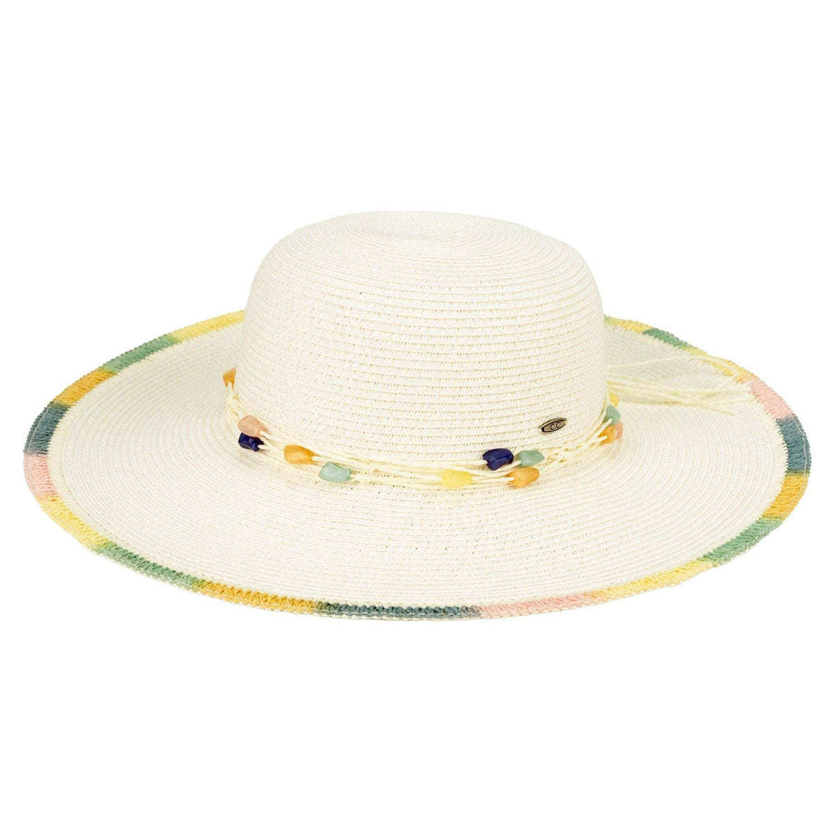 Multi Color Trim Sun Hat