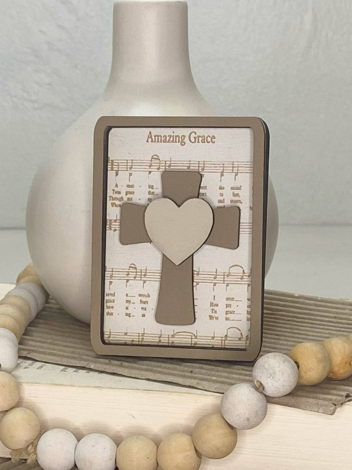 Amazing Grace Magnet, Sheet Music, Old Hymn, Mini Sign