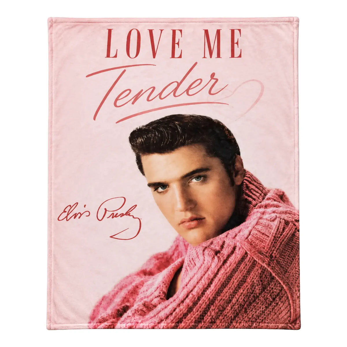 Elvis Throw Blanket - Love Me Tender