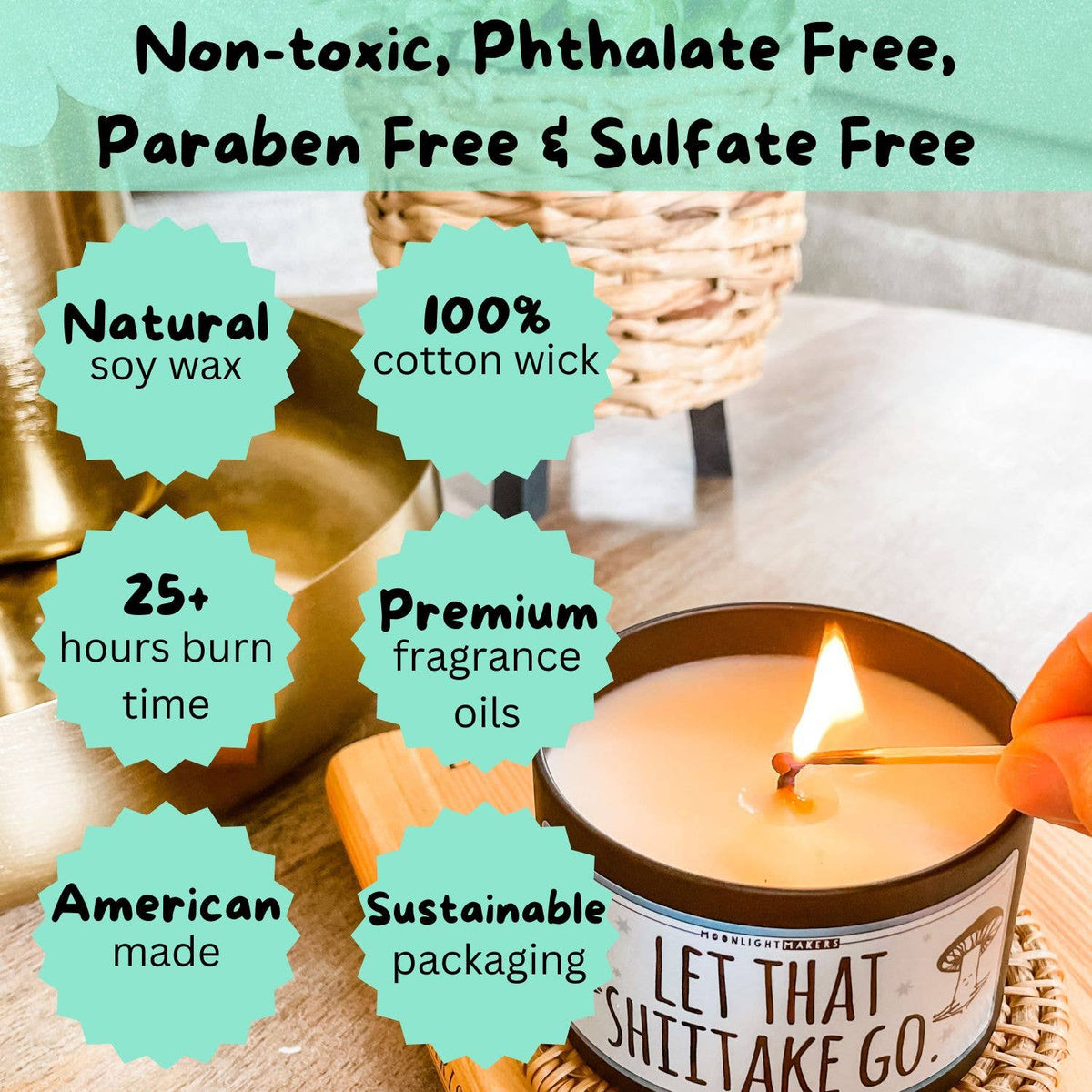 Funny Scented Candle - 8oz, 100% Soy - Last Nerve on Fire