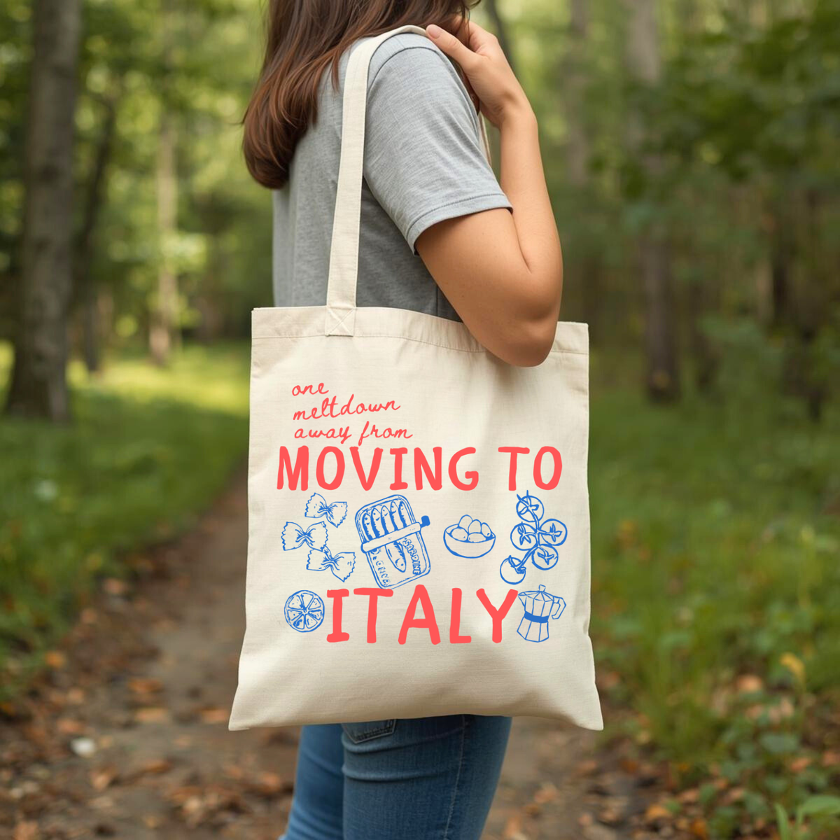 One Meltdown Away... - Colorful Tote Bag