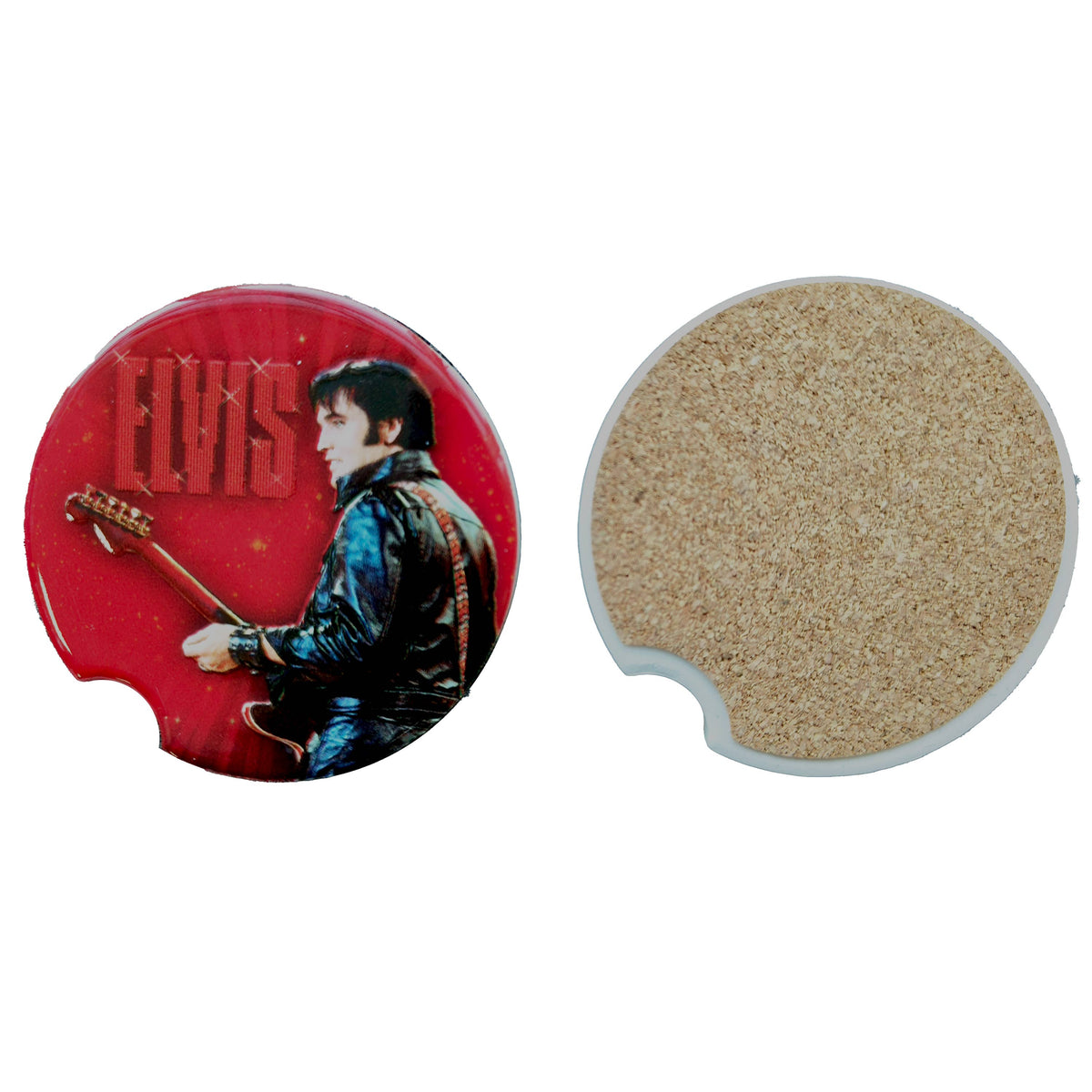 Elvis Car Coasters Set of 2 - 68' Name