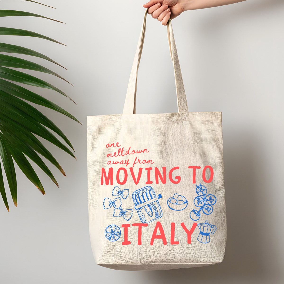 One Meltdown Away... - Colorful Tote Bag