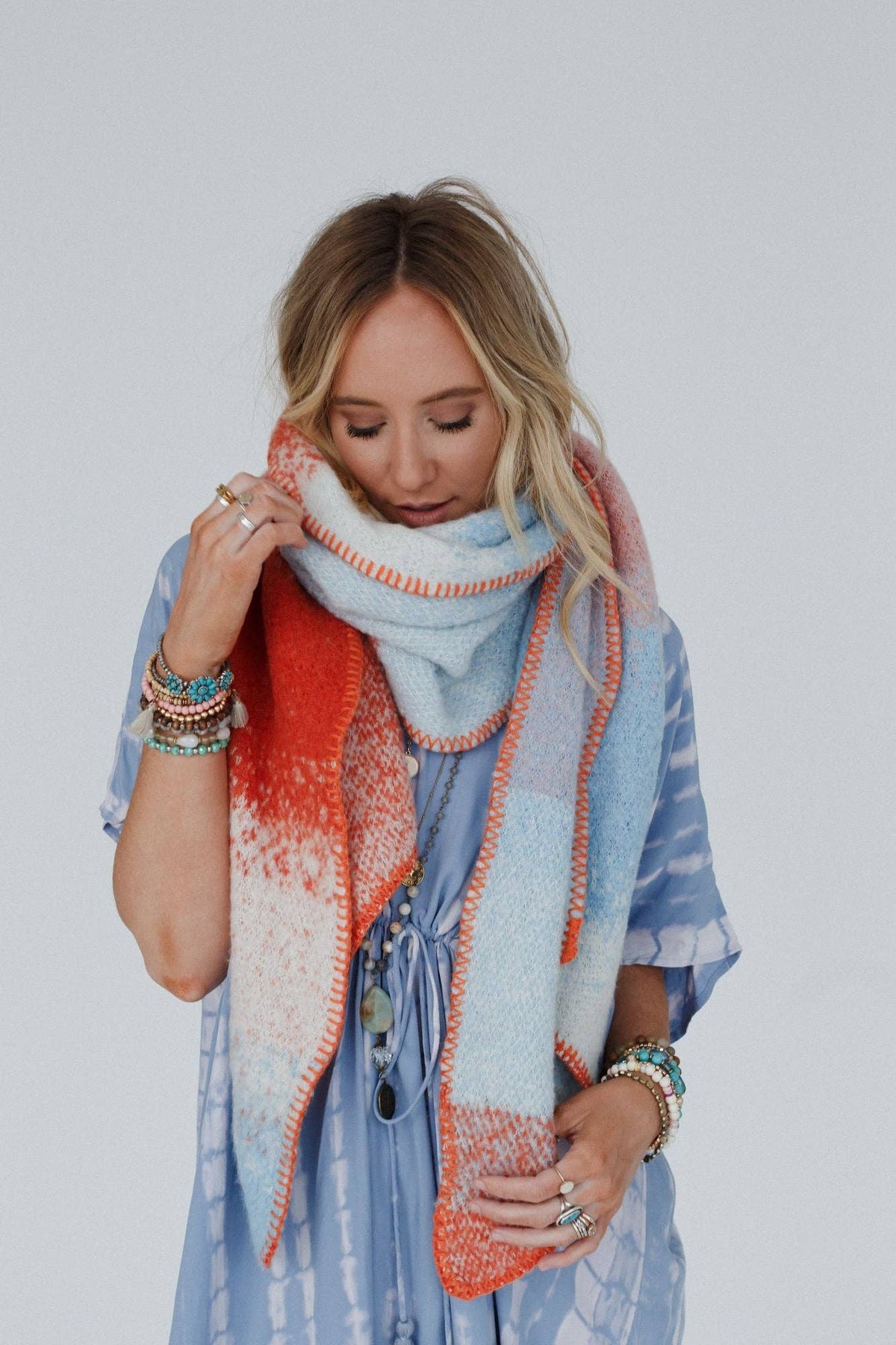 Autumn Days Multi Colored Scarf