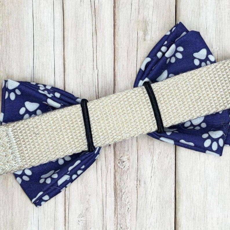 Cats Dog Bow Tie, College Football Gift, Handmade in USA