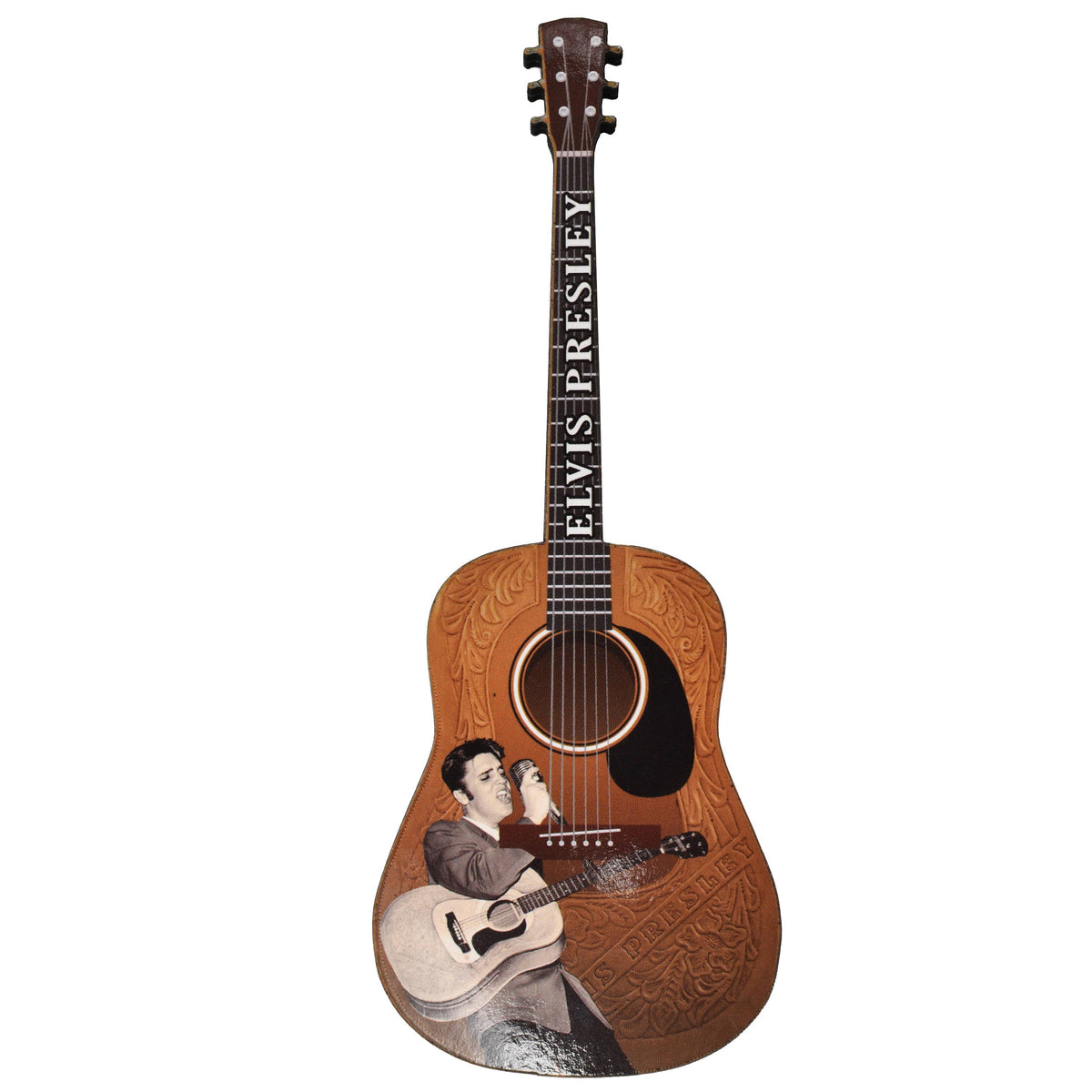 Elvis Magnet - w/ Microphone on Guitar