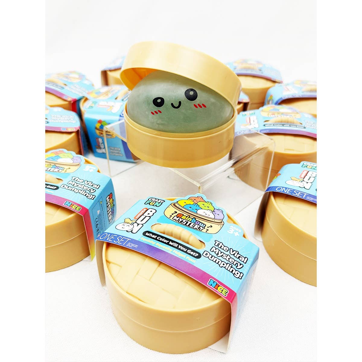 Mystery Dumpling Squishy with Steamer