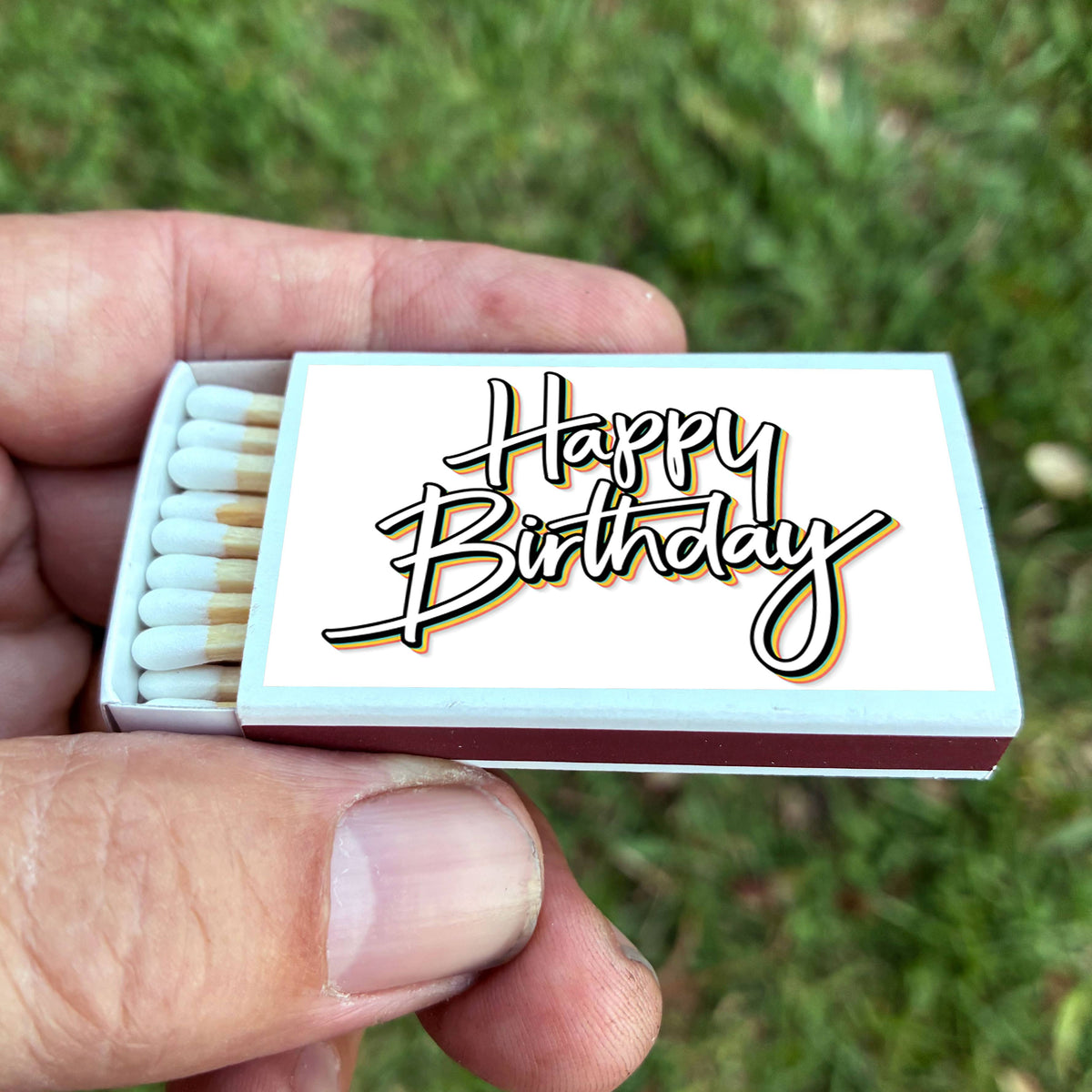 Matches • Happy Birthday • Home Decor for Candles &amp; Incense