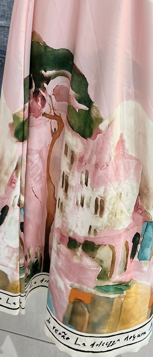 Rose Pink  Silk Maxi-One Size
