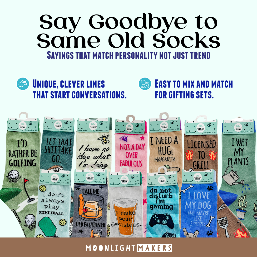 Licensed to Grill - Funny Unisex Socks - Father's Day, Gift