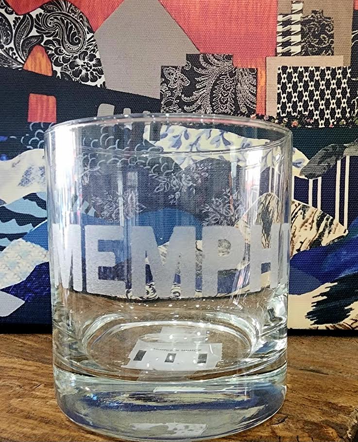 Memphis Whiskey Rocks Glass
