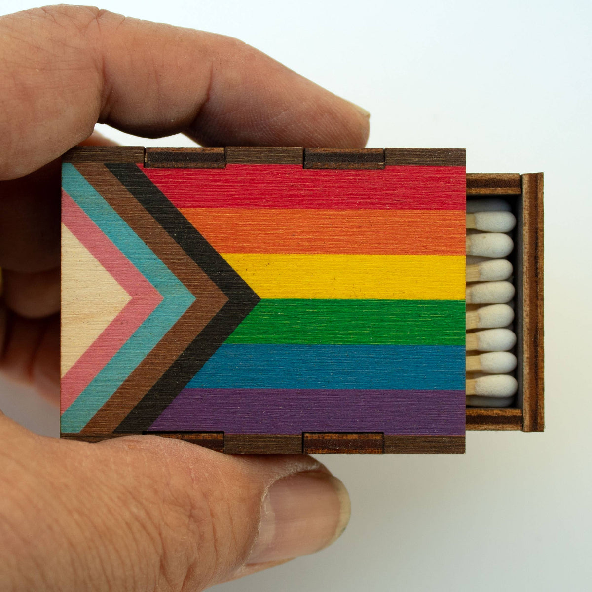 Matches • LGBTQ+ Wooden Matchbox • Home Decor • Candle Acc