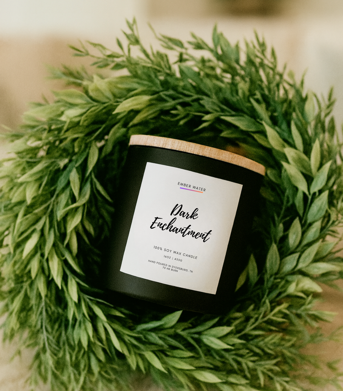 Dark Enchantment 16 oz 100% Soy Candle