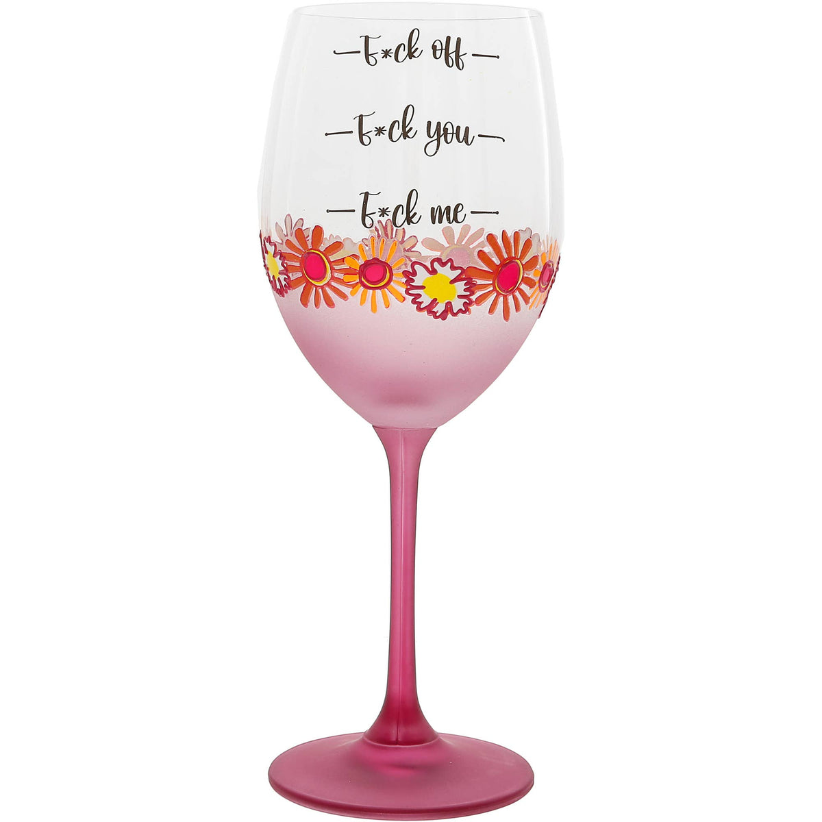 F*ck Off - Gift Boxed 18 oz Wine Glass