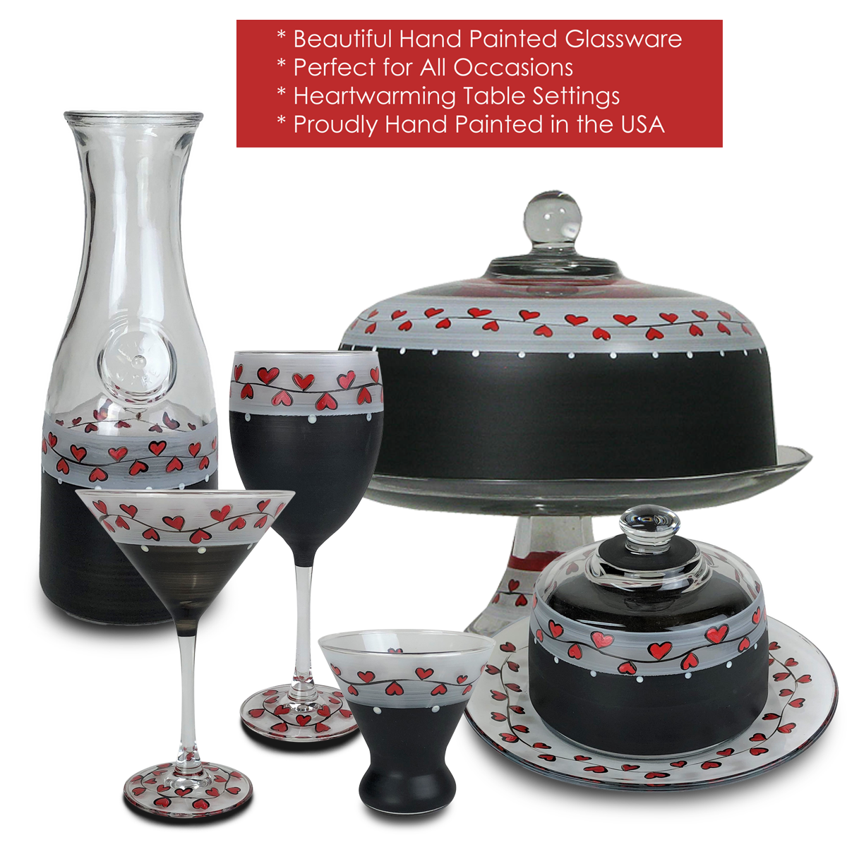 Parisian L'Amour Wine Glass