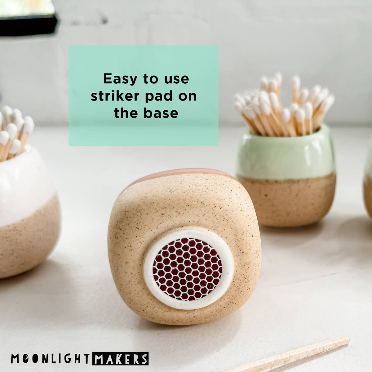 Ceramic Match Holders - Without Matches