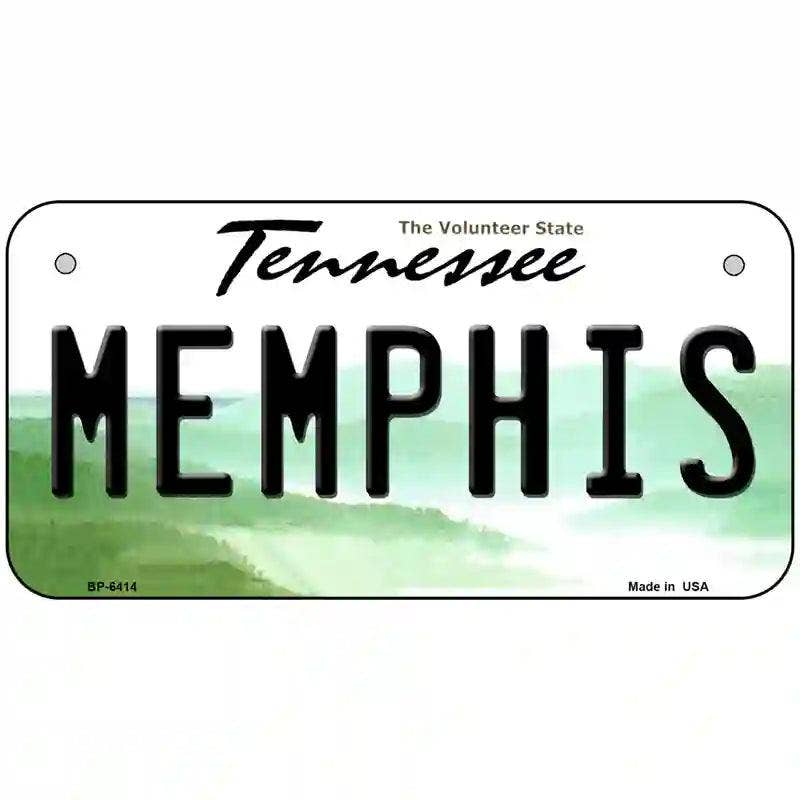 Memphis Tennessee Novelty Metal License Plate
