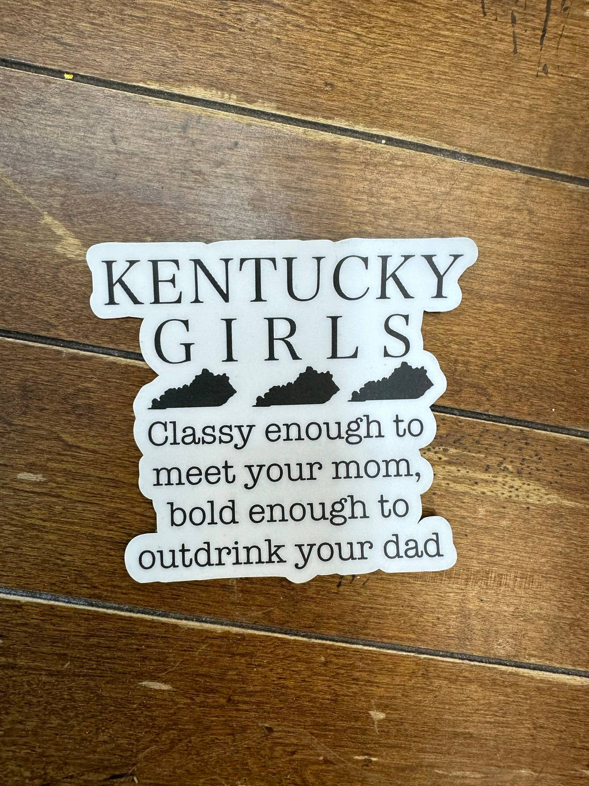 Customized Funny Girls Waterproof Sticker