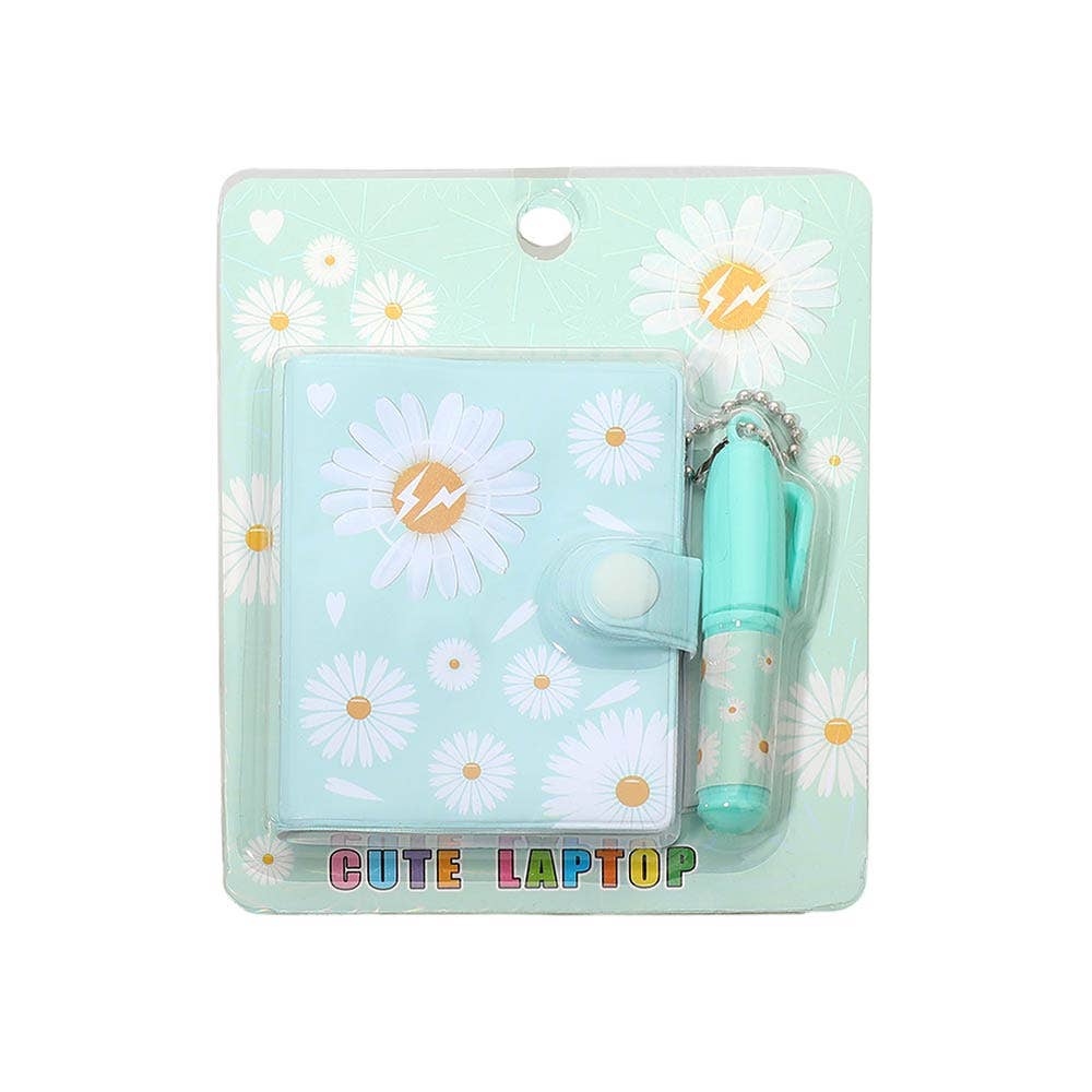 Floral Mini Notebook Pen Set