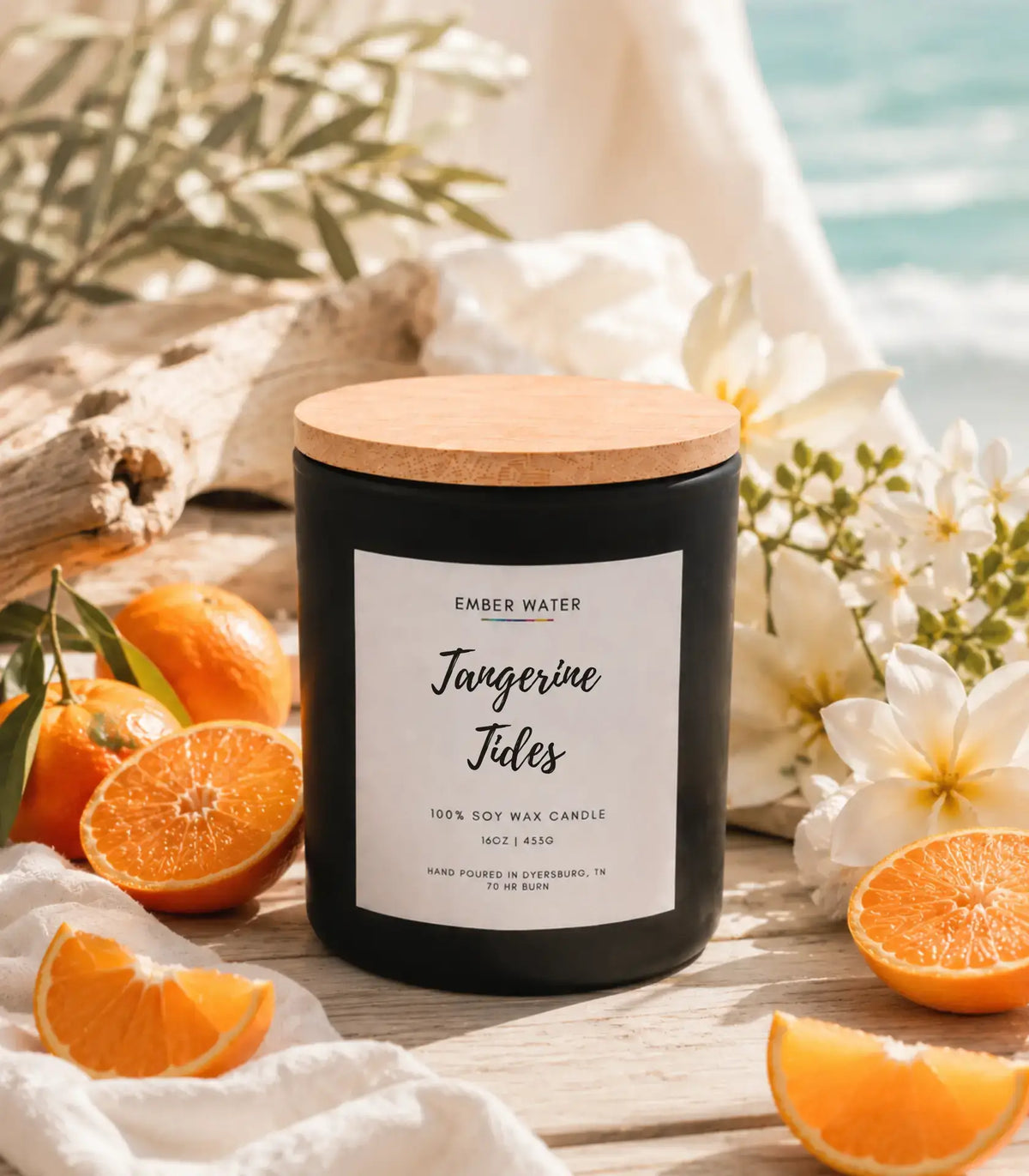 Tangerine Tides 16 oz 100% Soy Candle