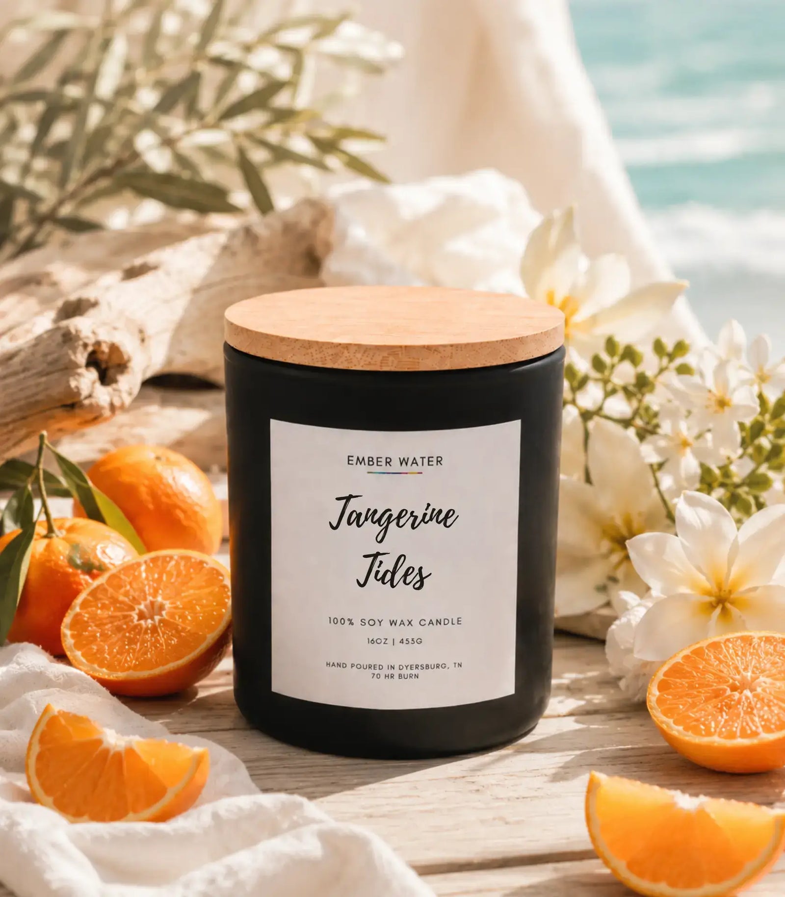 Tangerine Tides 16 oz 100% Soy Candle