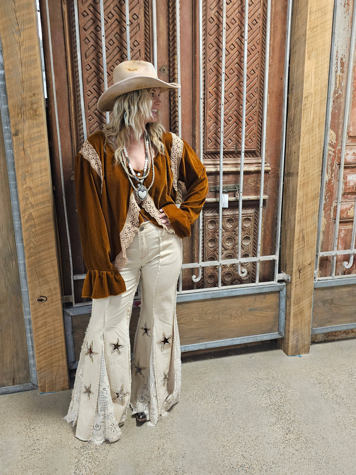 Sequins in Hayfield Pants