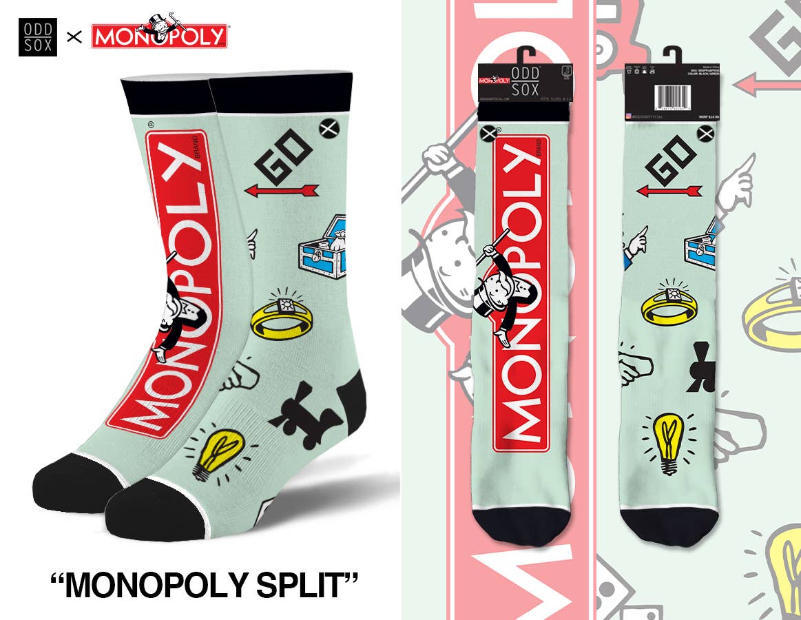 Monopoly Split - Mens Crew Straight