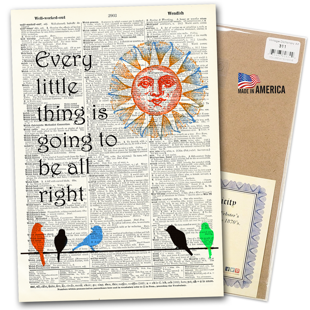 Art | Dictionary Page | Vintage | Every little thing