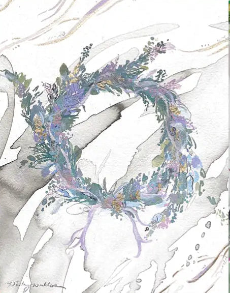 Holiday Wreath Art Print