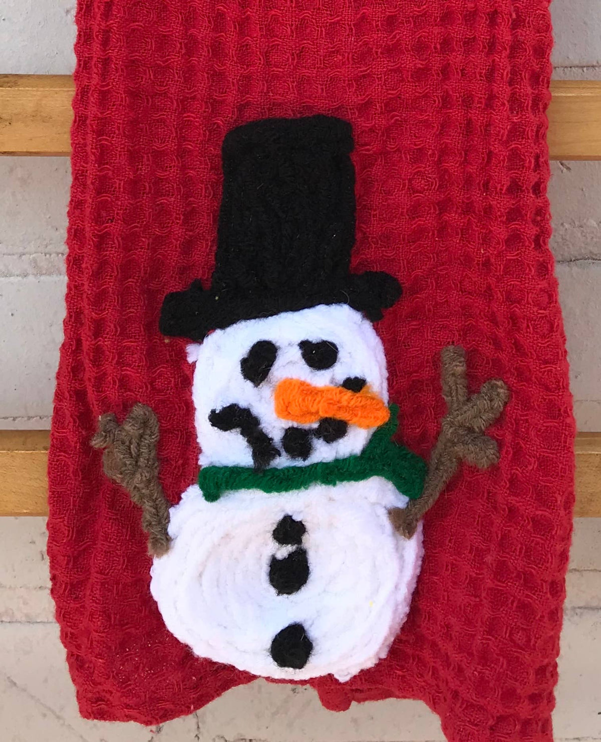Snowman Kitchen Towel