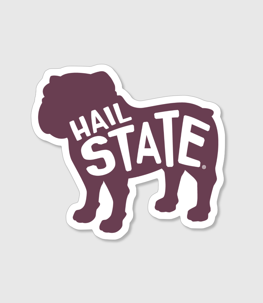 Hail State Dog Sticker