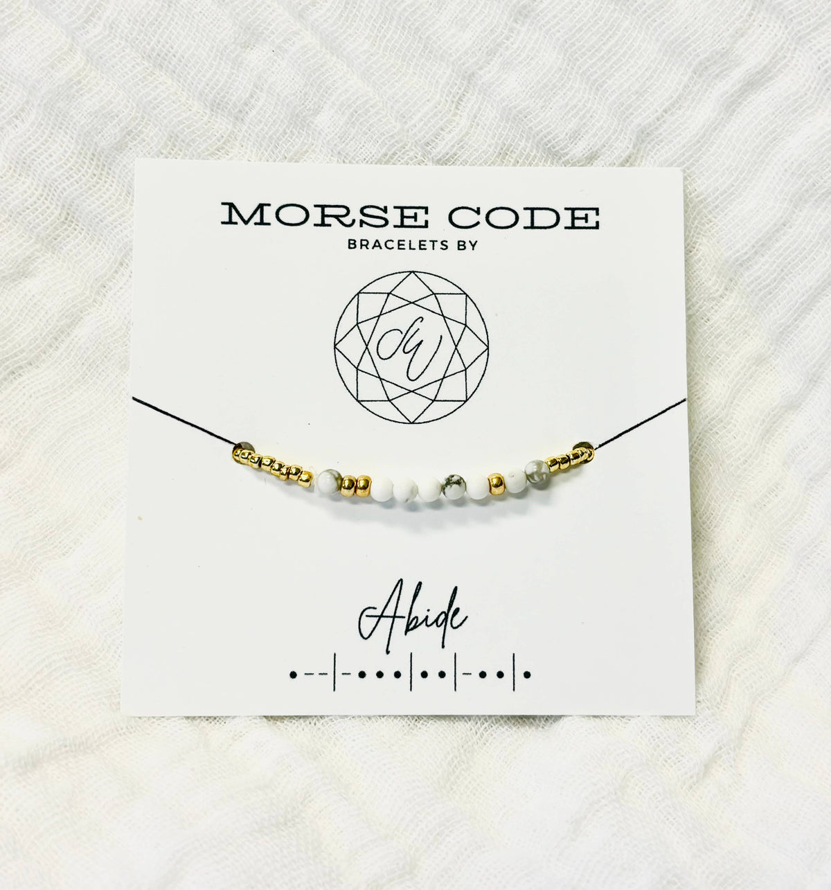 Morse Code Bracelet: Peace