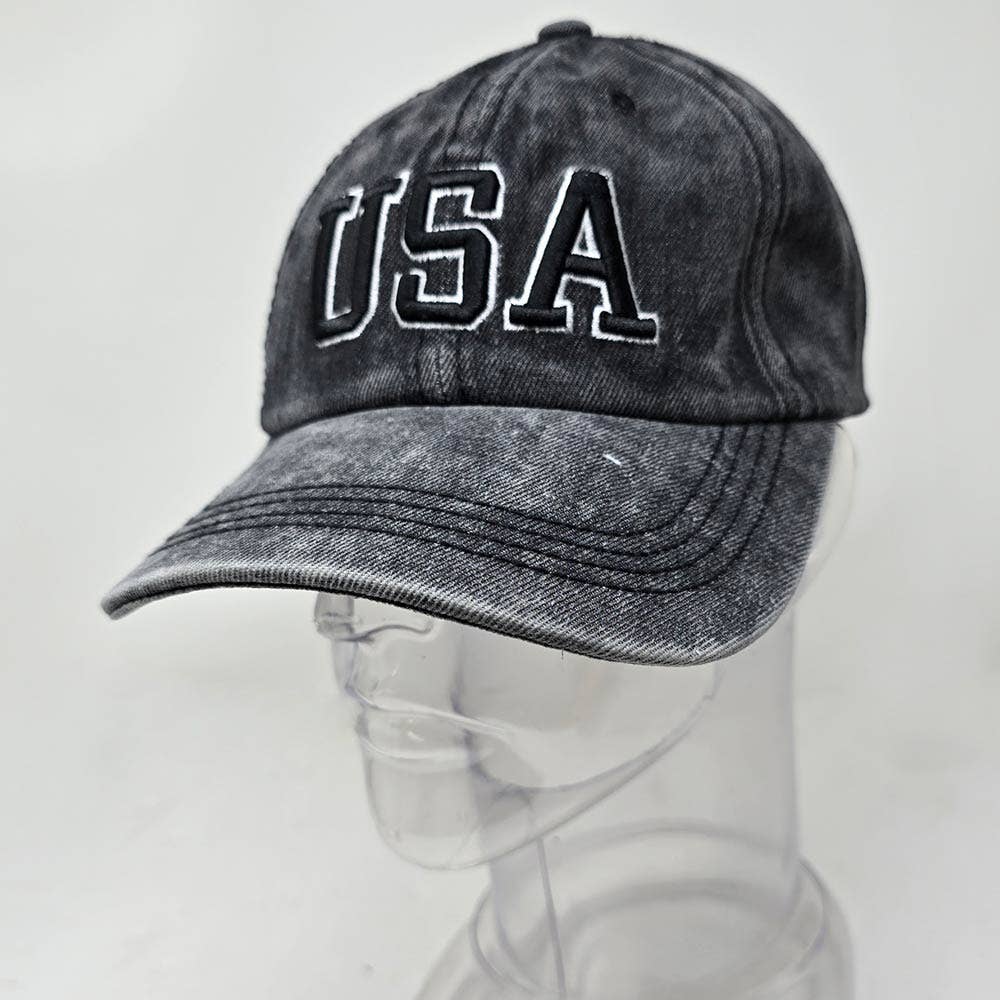 USA Embroidered Baseball Cap