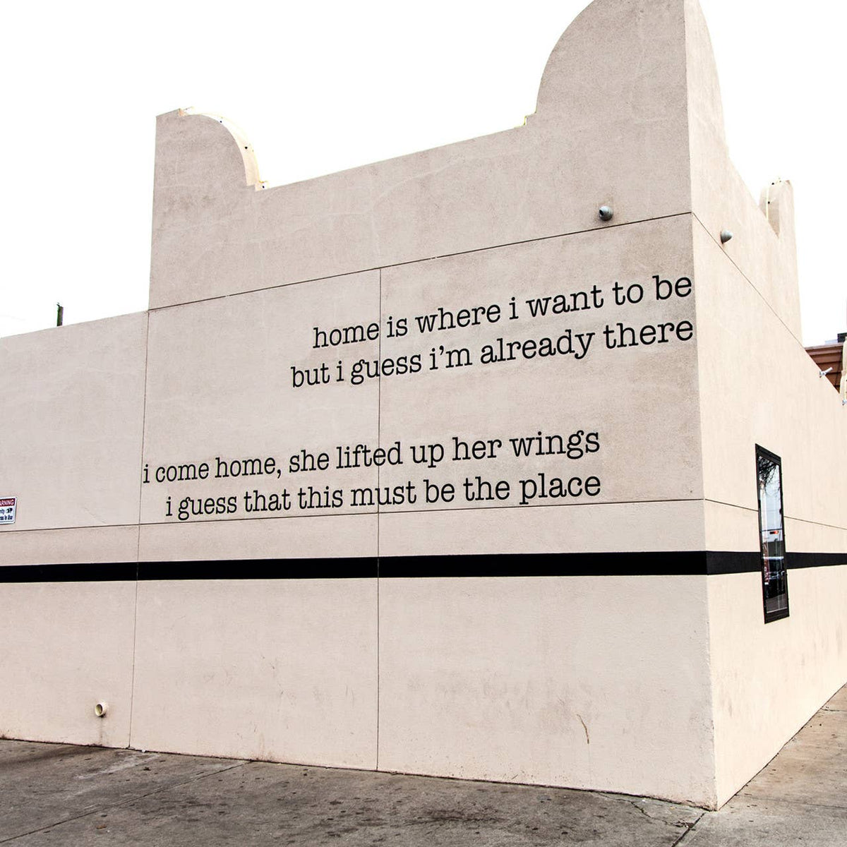 Home Is Where I Want To Be Mural Coaster