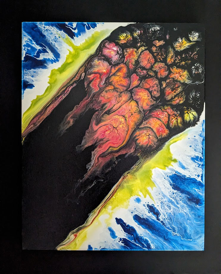 Canvas Art - #14 16" x 20" by Local Artist Sandra Barrett