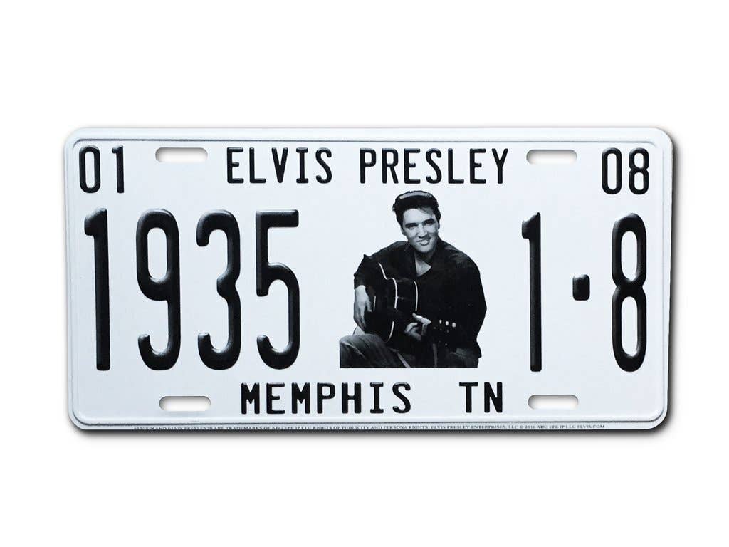 Elvis License Plate - 1935