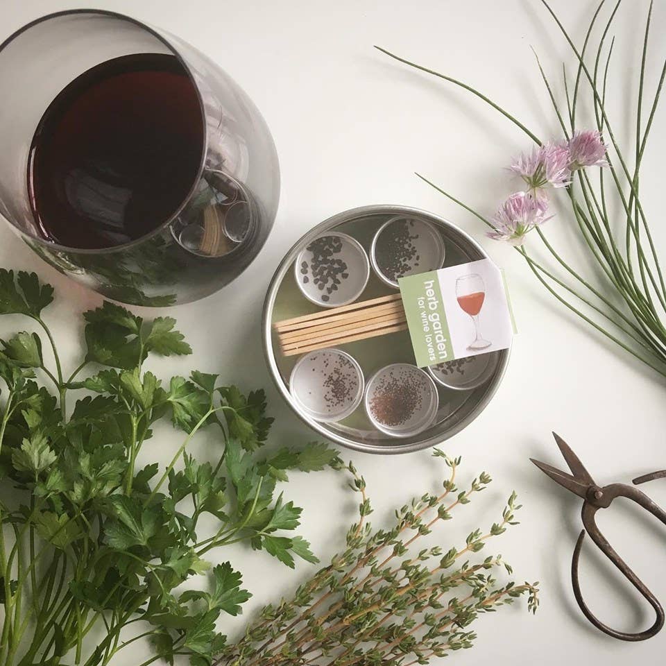 Pocket Garden- Herb Garden for Wine Lovers