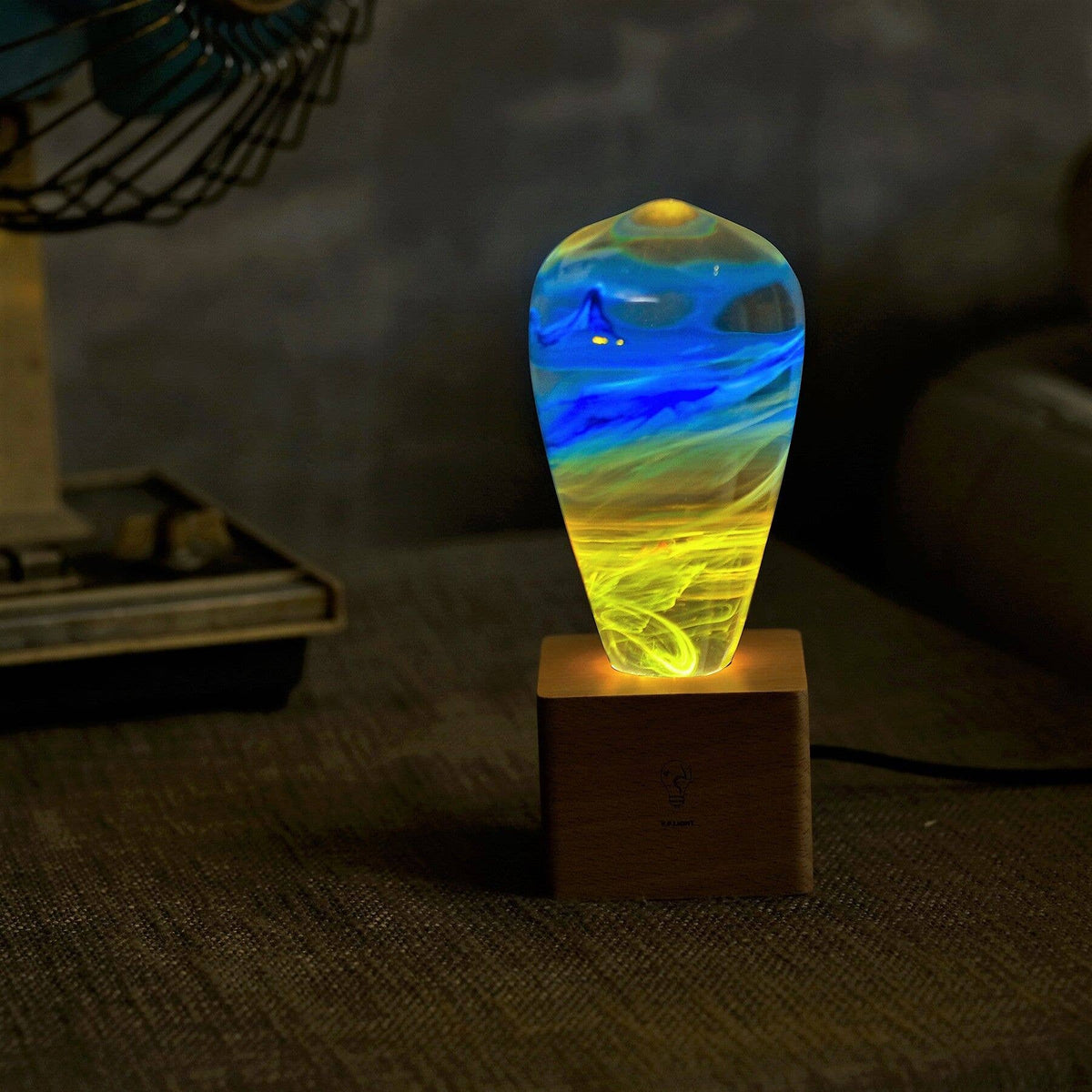 Fire Lamp - Led Light Bulb and Base