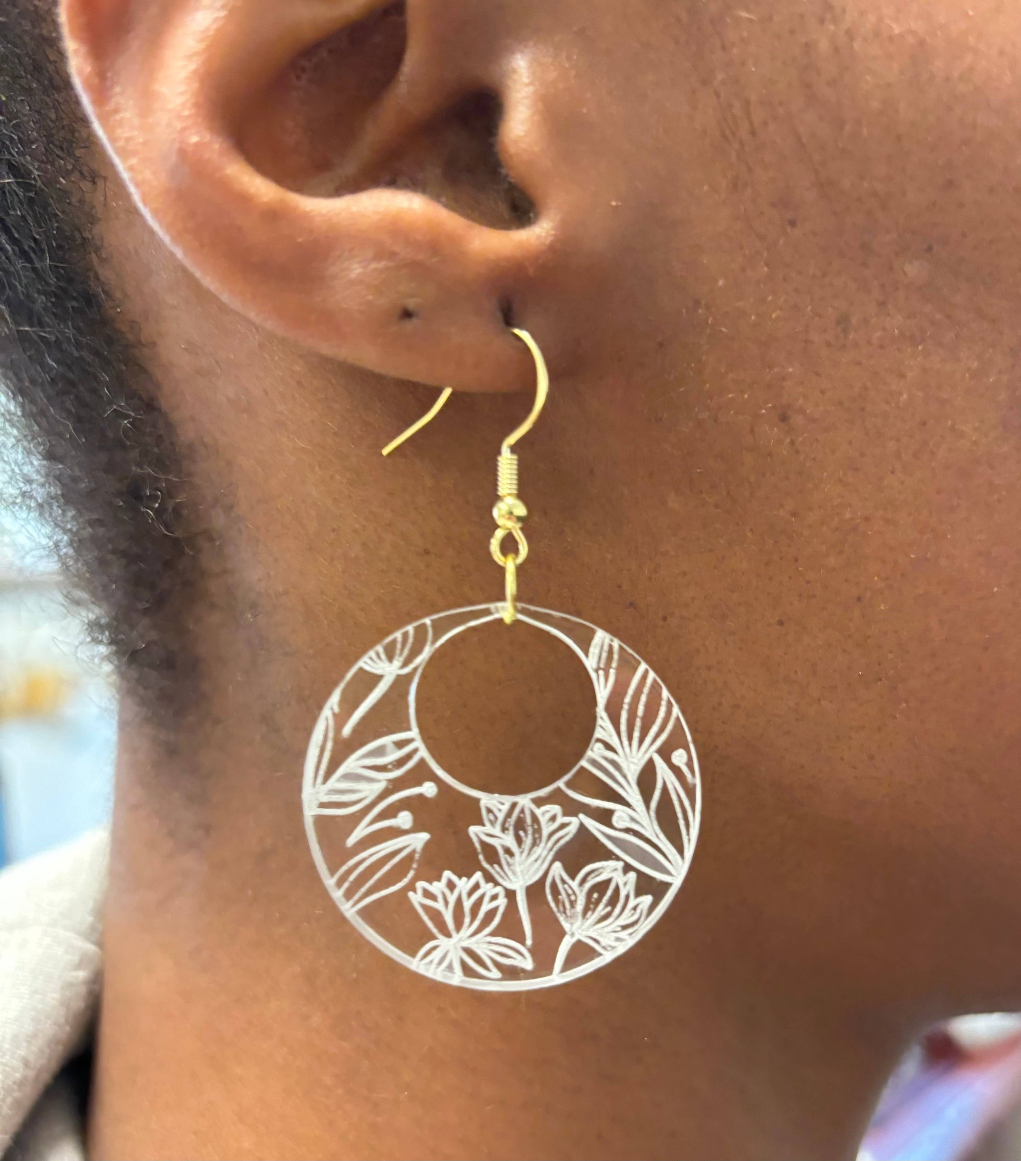 Thrive Earrings: Acrylic